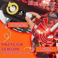GRILL KUCHNIA OGRODOWA XL INTERAKTYWNY PRZENOŚNY ELEKTRYCZNY LED AKC WOOPIE