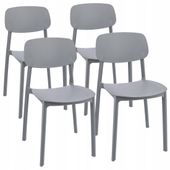 4 x krzesło lara szare