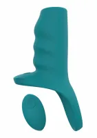 toyjoy the zayn - silikonowy pierścień wibrujący z pilotem, 10 trybow