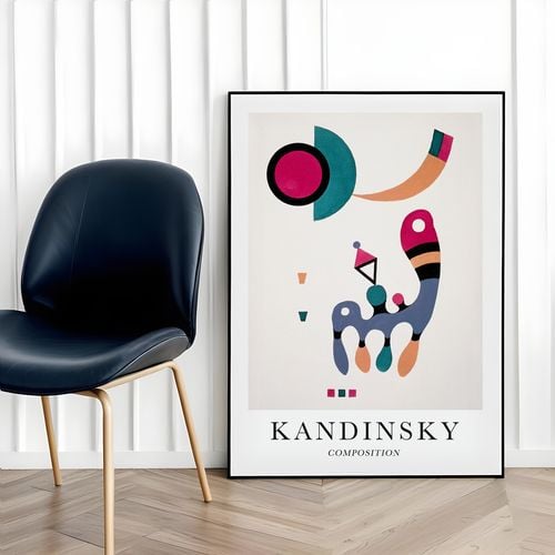 Plakat cyfrowy do wydruku kandinsky na Arena.pl