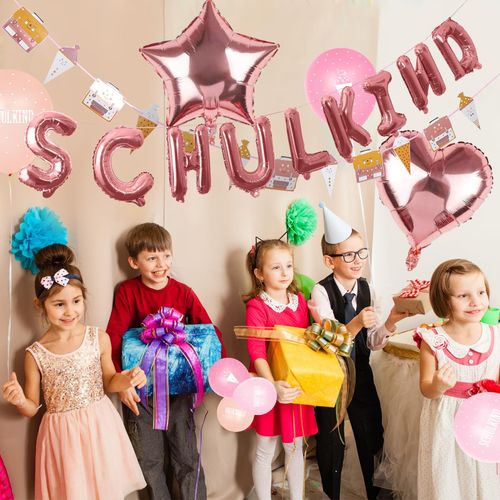 Balony dekoracje powrót do szkoły girlanda zestaw 49 sztuk różowy mix na Arena.pl