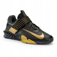 Buty do podnoszenia ciężarów Nike Savaleos black/met gold infinite 44.5 EU