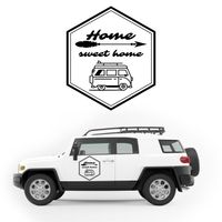 NAKLEJKA NA SAMOCHÓD TERENOWY dekoracyjna wodoodporna KAMPER auto 50cm