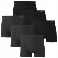 BOKSERKI MĘSKIE BAWEŁNIANE MORAJ ZESTAW KLASYCZNE DOPASOWANE 6-PAK M