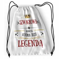 Plecak Dla Szwagrowej Sportowy Szkolny Worek Torba Z Nadrukiem Ze Zdjęciem