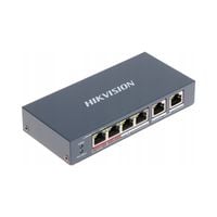 Switch PoE 4xPOE 2xUplink DS-3E0106HP-E Hikvision HiPoE 60W do kamer
