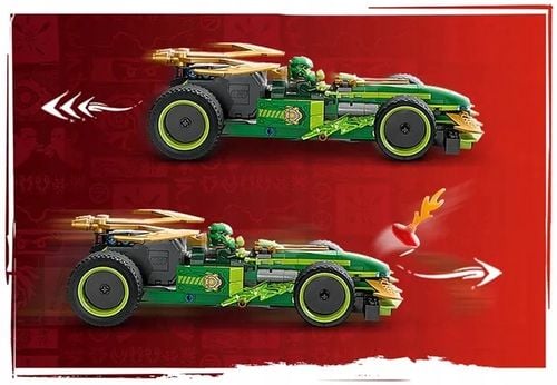 71828 - lego ninjago - samochód wyścigowy lloyda z napędem typu pull-back na Arena.pl