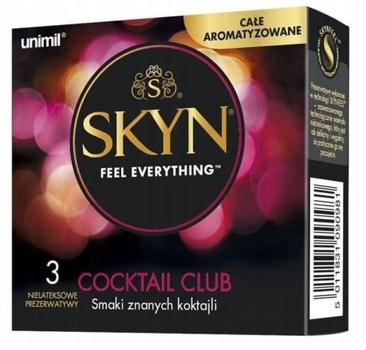 Skyn Zestaw Prezerwatyw Elite Original Coctail Club Nawilżane 12szt Arenapl 6285