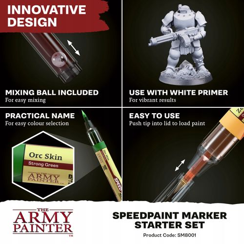 The Army Painter: Speedpaint 2.0 - Marker - Starter Set na Arena.pl