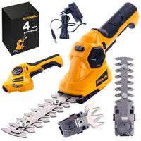 Akumulatorowe Nożyce Do Trawy Krzewów 2w1 Sekator Przycinarka Lekkie FIFNE