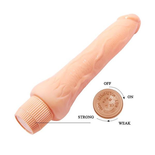 Wibrator Realistyczny Penis Smukły Członek 25Cm zdjęcie 6