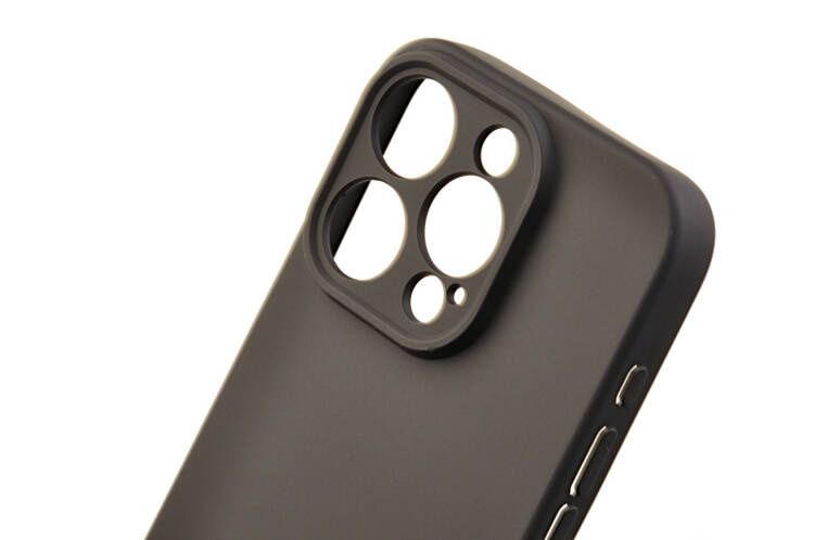 Etui silikonowe Tint do Apple iPhone 15 Pro czarny zdjęcie 4