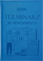 KALENDARZ A5 2026 dzienny z grawerem PLANER DLA BUISNESSMANA twój napis