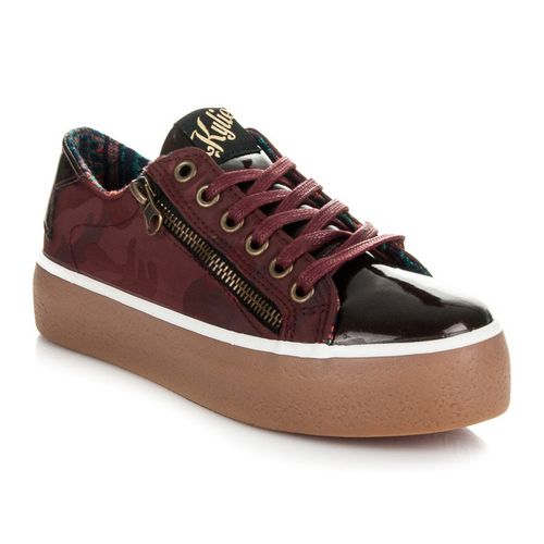 Lakierowane Trampki Bordo r.40 na Arena.pl