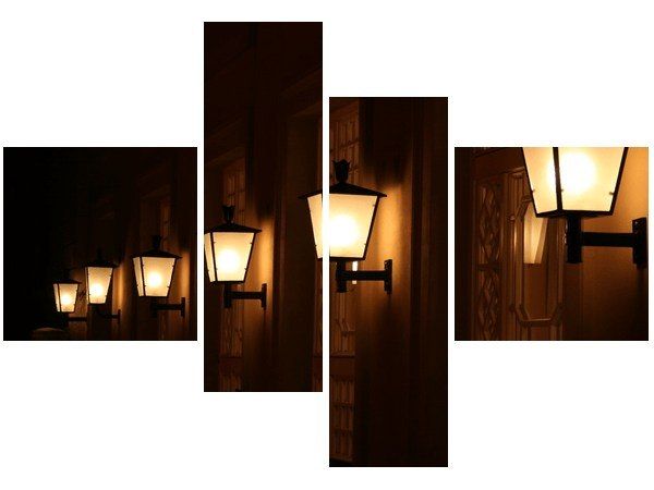 Obraz druk Latarnia zewnętrzna ścienna zdjęcie 1