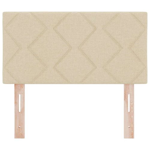 Tapicerowane wezgłowie Geometryczny Kremowy 80 cm tkanina na Arena.pl