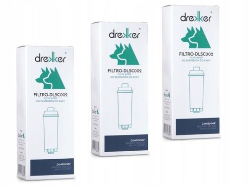 Zestaw 3x Filtr Drekker FILTRO - C002 - Idealny Tańszy Odpowiednik na Arena.pl