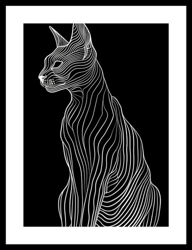 Plakat 25x35cm Minimalny Kontur na Arena.pl