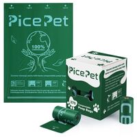 Worki na Psie Odchody Biodegradowalne Zielone 23x33 cm 270 Sztuk Szczelne