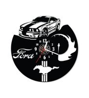 Zegar ścienny z płyty winylowej - Ford 17.3