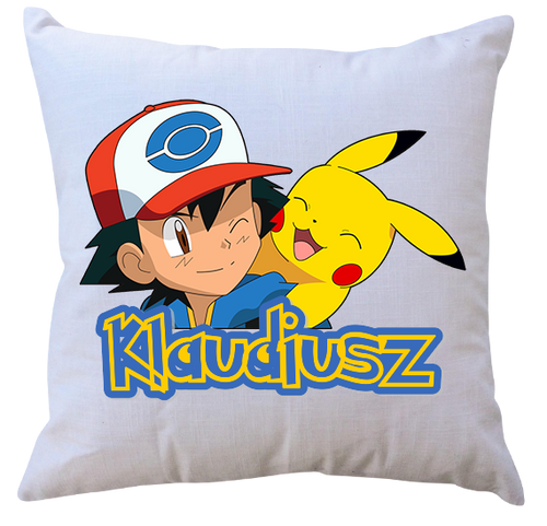 Poduszka Pokemon z imieniem na Arena.pl