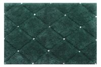 Dywanik łazienkowy bawełniany z kryształkami CHIC 50X70 c. zielony