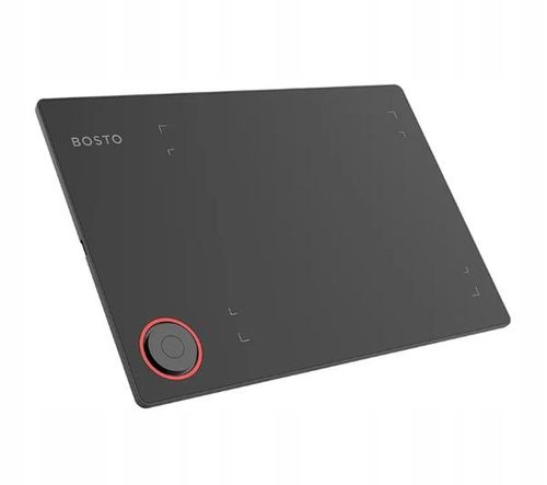 Tablet graficzny Bosto T608 188 x 145 mm 5080 lpi USB-C dla grafika Czarny na Arena.pl