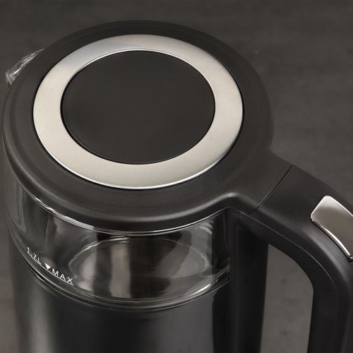 Czajnik elektryczny bezprzewodowy turystyczny 2200W 1.7 l obrotowy czarny na Arena.pl