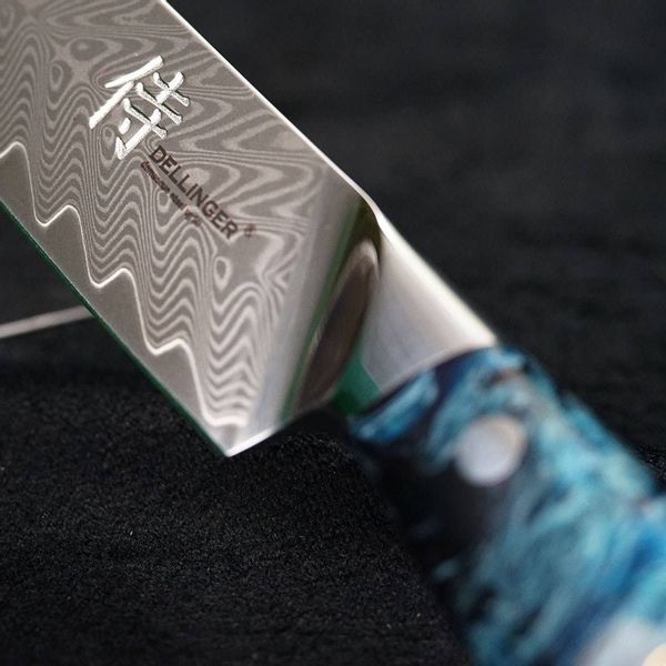 Nóż Dellinger RESIN FUTURE Utility 150 mm [K-H190] Blue zdjęcie 5