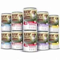 RAW PALEO PUPPY DOG 400g zestaw 5 smaków karmy dla szczeniaka psa - 10x400g