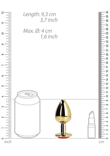 Heart Gem Butt Plug - Large zdjęcie 9