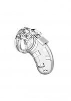 klatka na penisa chastity model 01 transparent man cage