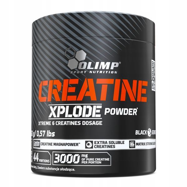 OLIMP CREATINE XPLODE 260g STACK KREATYNOWY Pomarańcza Kreatyna zdjęcie 3