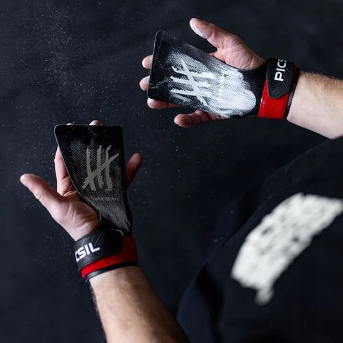 Skórki gimnastyczne CROSSFIT Picsil x Unbroken No Holes Grips rozmiar G+ na Arena.pl