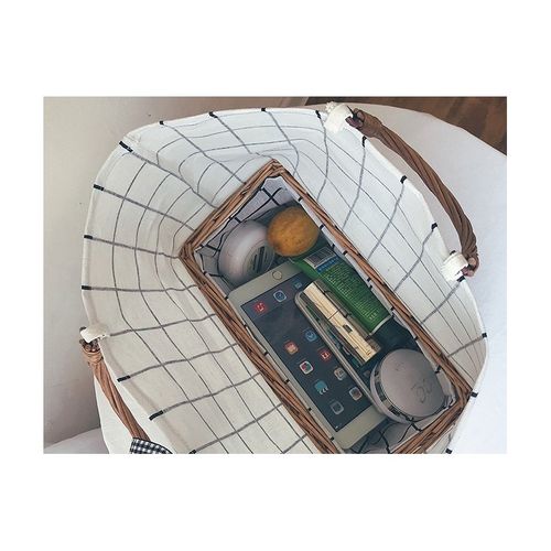 Torebka wiklinowa worek do ręki T199WZ2 krata na Arena.pl