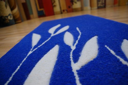 Dywan LAKUZA niebieski na Arena.pl