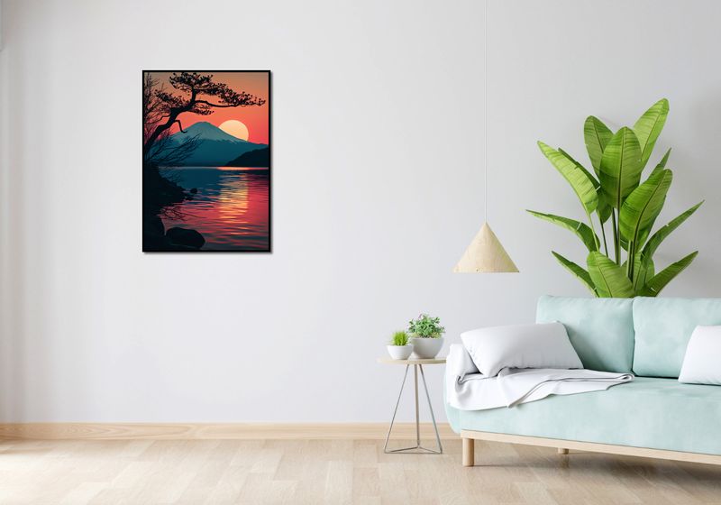 Plakat 59,4x84,1cm Góra Wieczorem zdjęcie 4