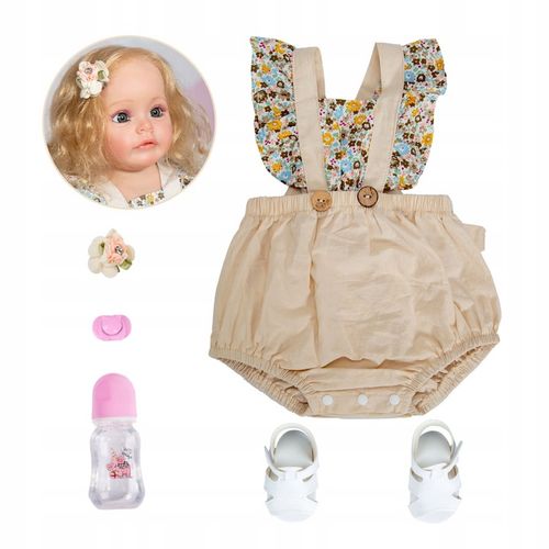 Lalka realistyczna odrodzona dziecko 55cm zmywalny, Jak prawdziwe niemowlę na Arena.pl