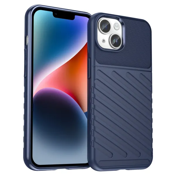 Thunder Case etui iPhone 14 pancerny pokrowiec niebieski zdjęcie 1