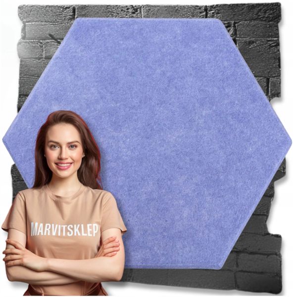 Panele Ścienne Filcowe 3D Heksagon Zagłówek Samoprzylepne Akustyczne Soft zdjęcie 1