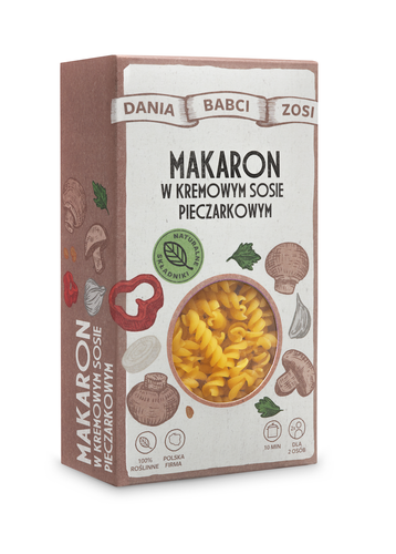 DANIA BABCI ZOSI - MAKARON w sosie pieczarkowym 150g na Arena.pl