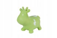 Gumowy skoczek Hoppimals krówka zielona + pompka