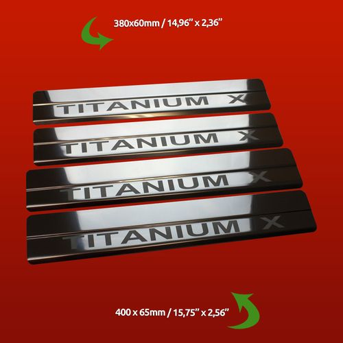 Listwa progowa FORD B-MAX  TITANIUM X Stal nierdzewna 304 połysk 4szt na Arena.pl