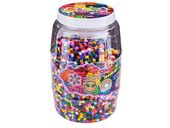 Prasowanka, Koraliki Do Prasowania, Zestaw 9000 Elementów W Butelce, Słoik + 3 Podkładki, Szablony MISIU, LALKA, PAJACYK