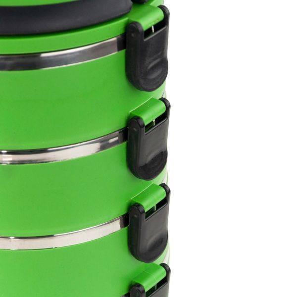 POJEMNIK NA ŻYWNOŚĆ MENAŻKA OBIADOWY LUNCH BOX 4 czesci 2,8L Termos zdjęcie 4