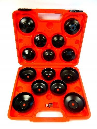 ZESTAW KLUCZY NASADEK W WALIZCE DO ODKRĘCANIA FILTRÓW OLEJU 15 ELEMENTÓW na Arena.pl