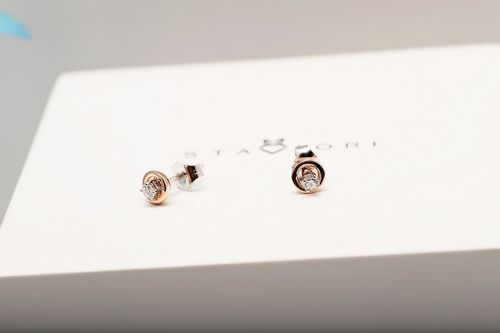 Złote kolczyki KZD5015M - Diament na Arena.pl