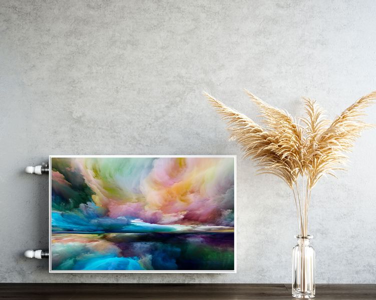 MASKOWNICA Magnetyczna Kaloryfera Chmury Abstrakcja 110cm x 60cm zdjęcie 5