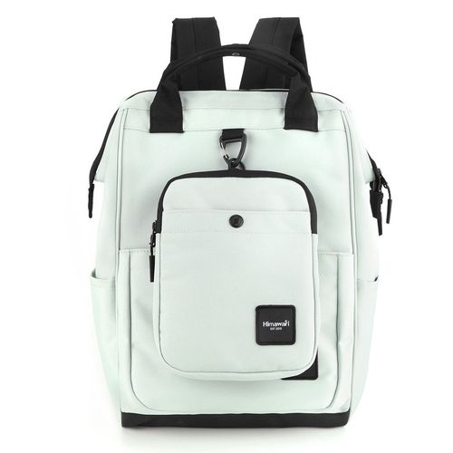 pojemny plecak a4 z saszetką w miętowym kolorze - himawari na Arena.pl