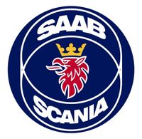 Opłatek na tort Samochód Auto Logo Saab